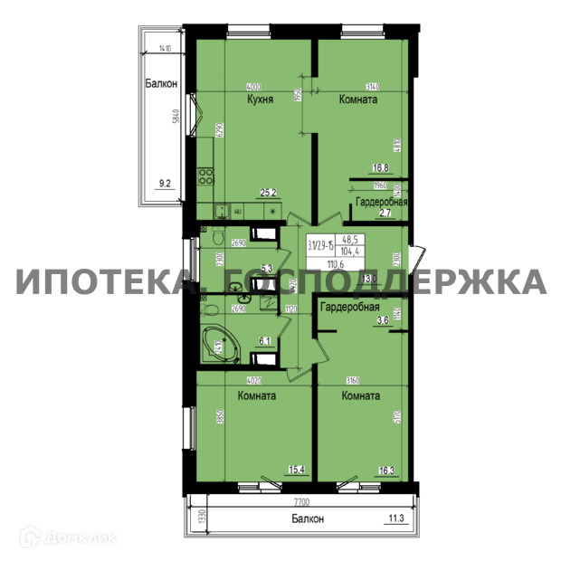 квартира г Санкт-Петербург п Парголово Ольгинская дорога 3/20 фото 1