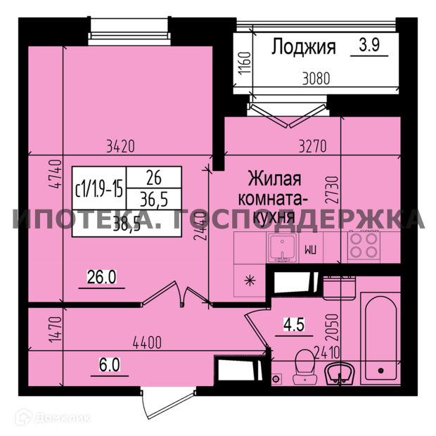 квартира г Санкт-Петербург п Парголово Ольгинская дорога 3/20 фото 1