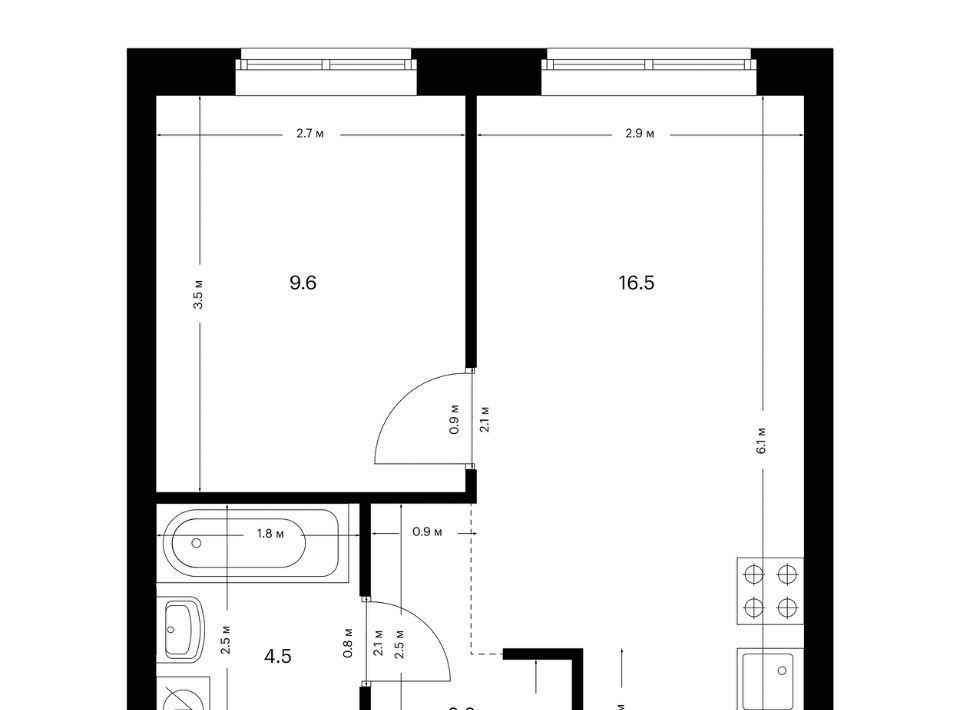 квартира г Одинцово ЖК Одинцово-1 26/1 Одинцово, 1. фото 1