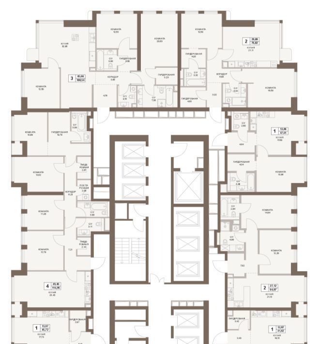 квартира г Москва метро Площадь Гагарина 5-й Донской проезд, вл 21к 6 фото 2