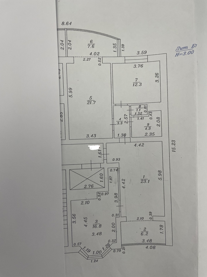 квартира р-н Анапский г Анапа муниципальное образование Анапа, Владимирская улица, 55к 9 фото 23