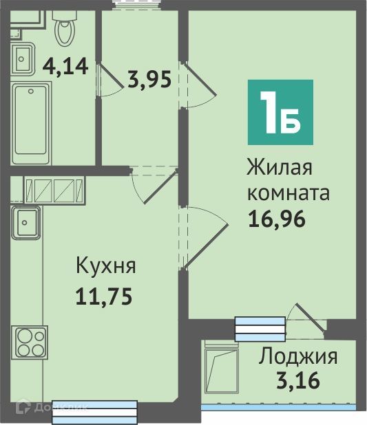 квартира р-н Чебоксарский д Аркасы ул Изумрудная 3 фото 1