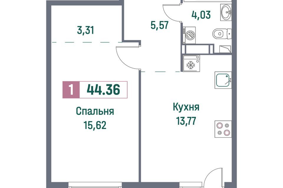 квартира р-н Всеволожский г Мурино жилой комплекс Фотограф фото 1