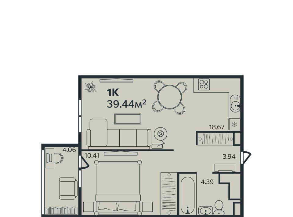 квартира г Выборг р-н Центральный ул Малая Каменная 10к/4 фото 1