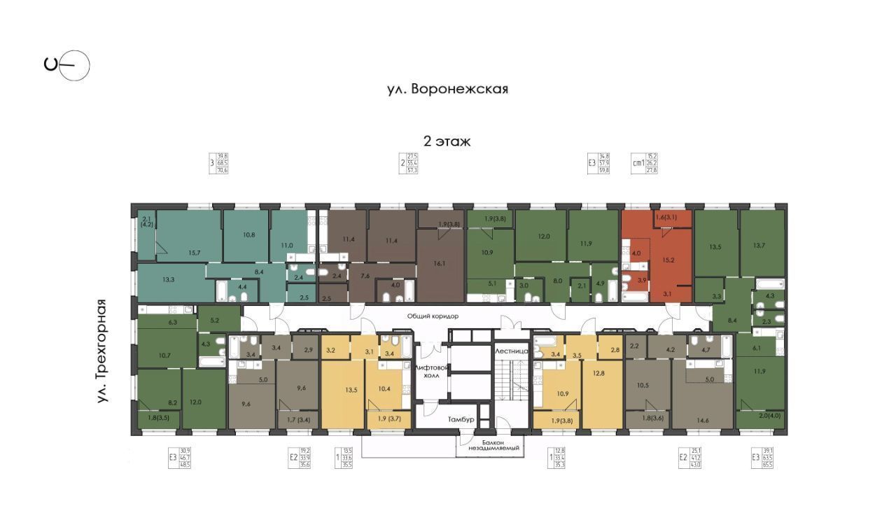 квартира г Хабаровск р-н Краснофлотский ул Воронежская 159 фото 4