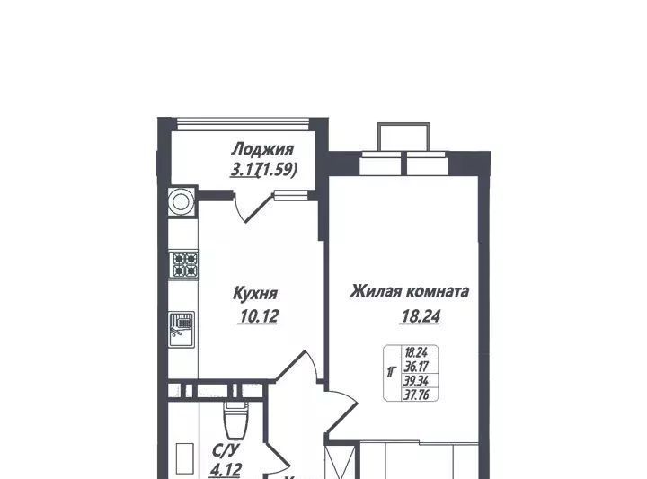 квартира г Ессентуки ЖК Озеро фото 2