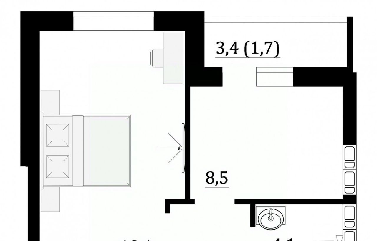 квартира г Воронеж р-н Левобережный ул Героев Стратосферы 13а фото 1