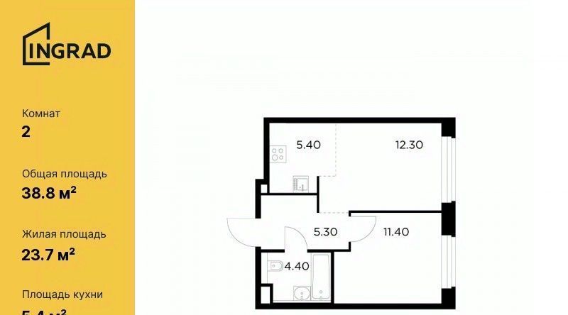 квартира г Мытищи ЖК «Белый Grad» к 11. 2, Медведково фото 1