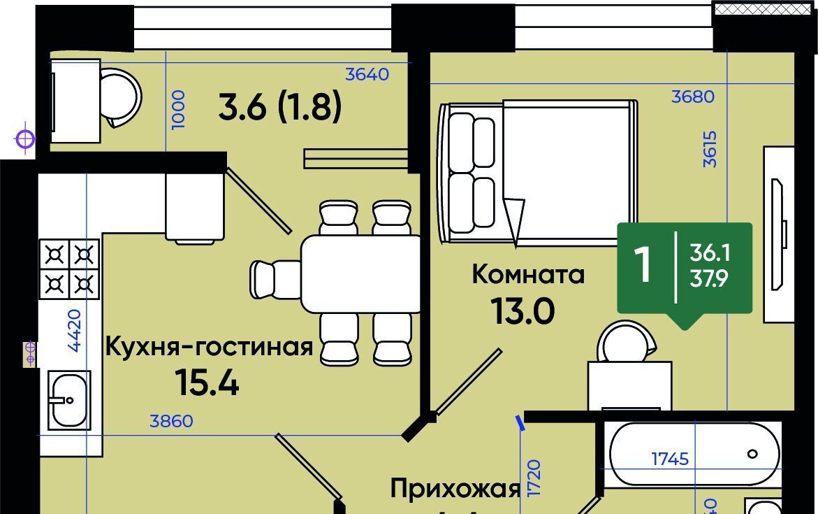 квартира г Батайск ЖК Солнечный Город жилой комплекс фото 1