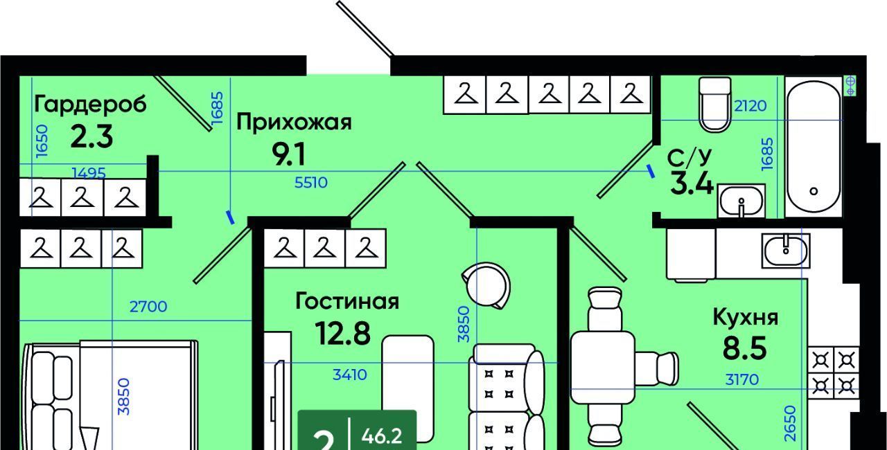 квартира г Батайск ул Олимпийское Кольцо 36к/19 фото 1