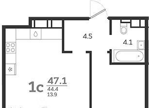 квартира г Краснодар р-н Центральный ул Колхозная 5к/3 фото 1