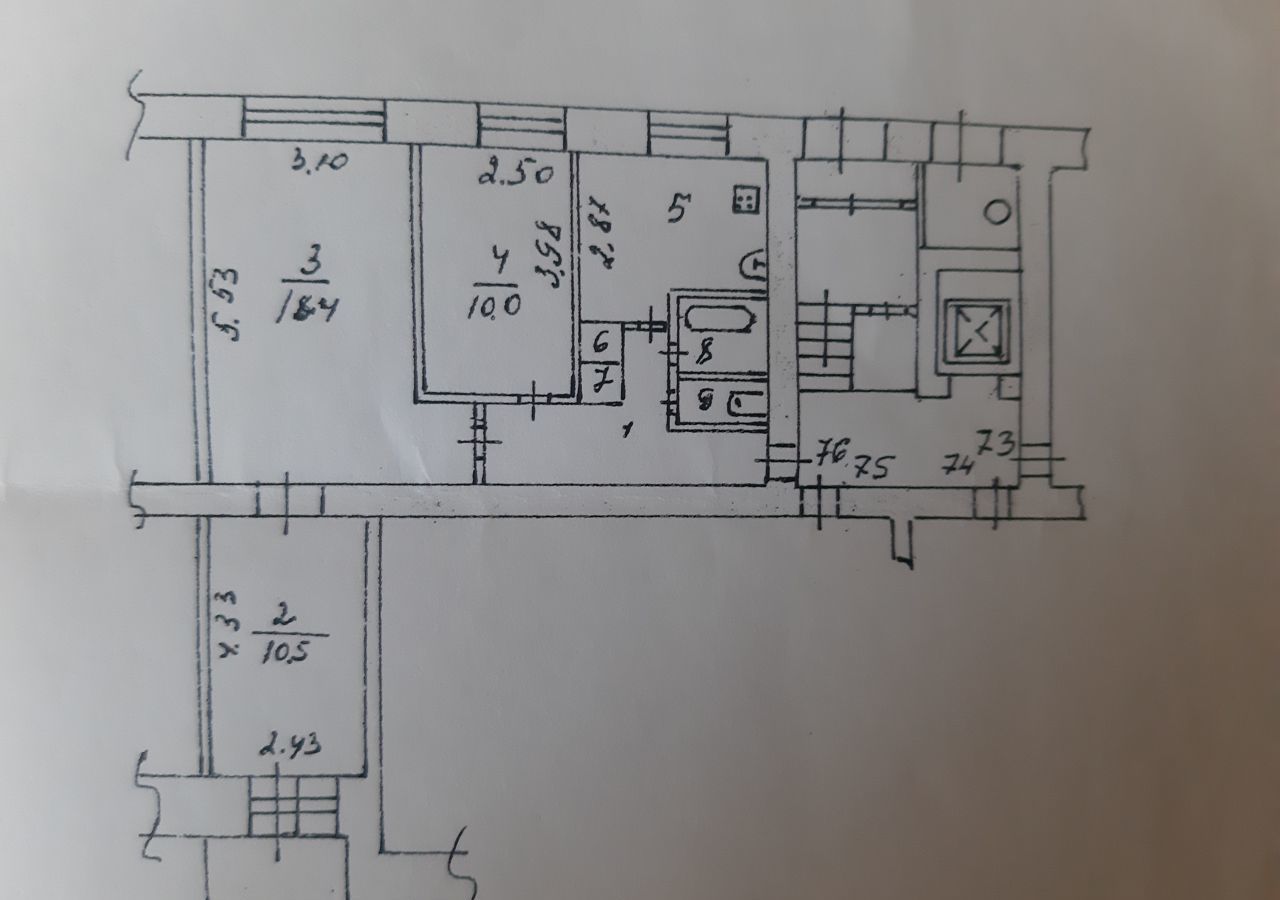 квартира г Краснокамск ул Орджоникидзе 2 фото 3