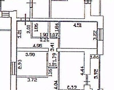 квартира г Череповец р-н Зашекснинский ул Рыбинская 58 фото 19