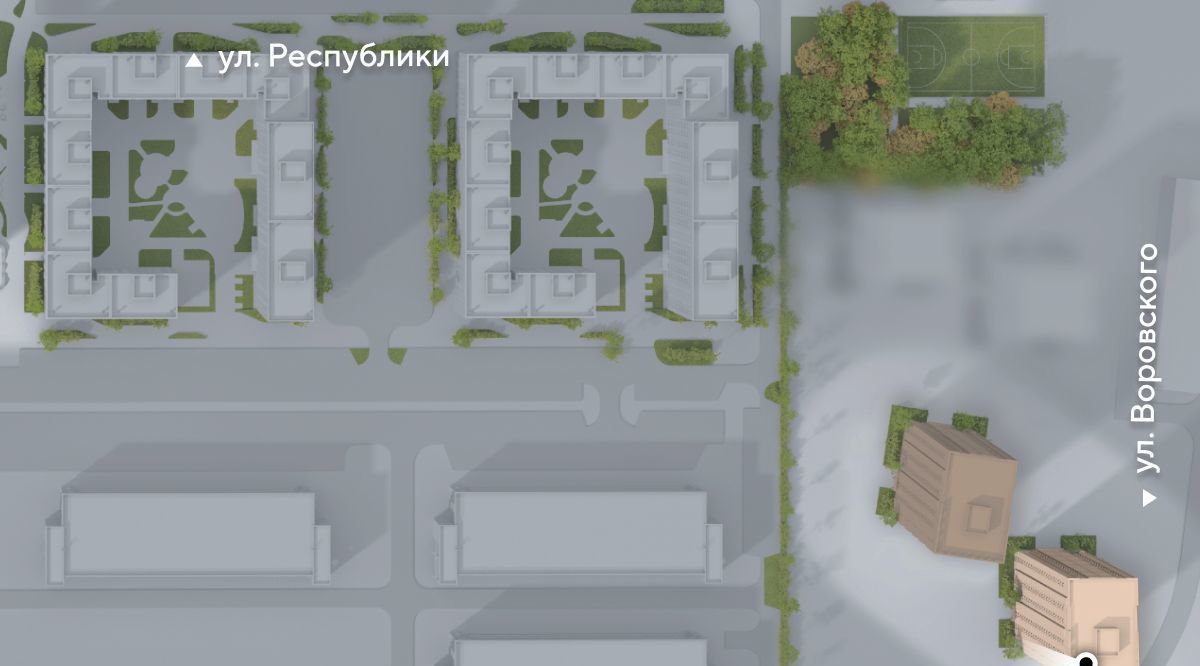квартира г Тюмень р-н Ленинский ул Республики 204б фото 2