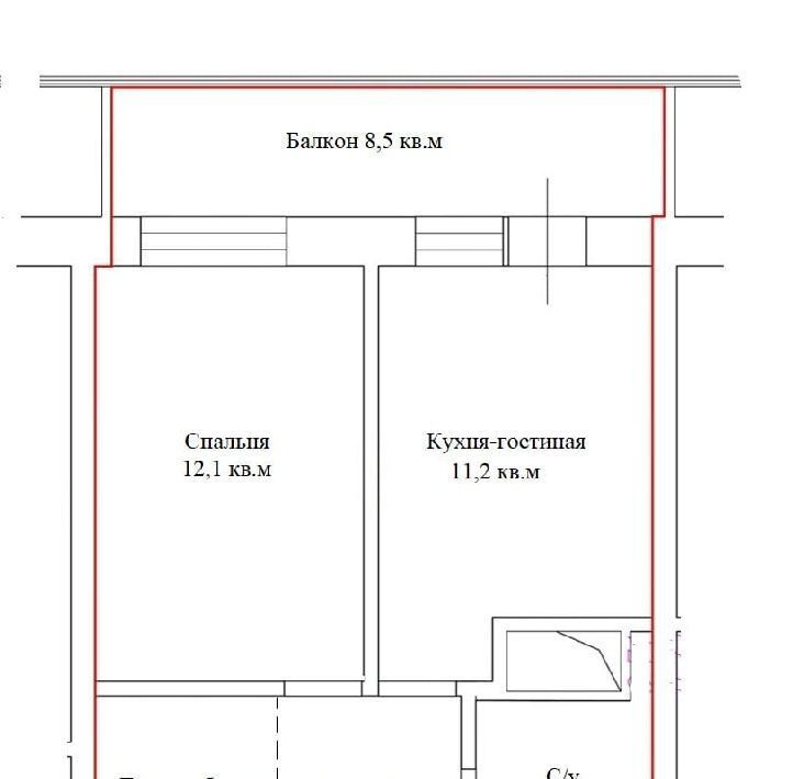 квартира г Казань метро Горки ул Родины 26б фото 14