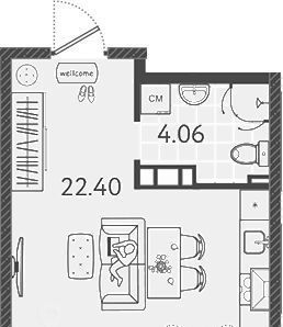 квартира г Краснодар р-н Прикубанский ул им. Кудухова Б.С. 3 фото 1