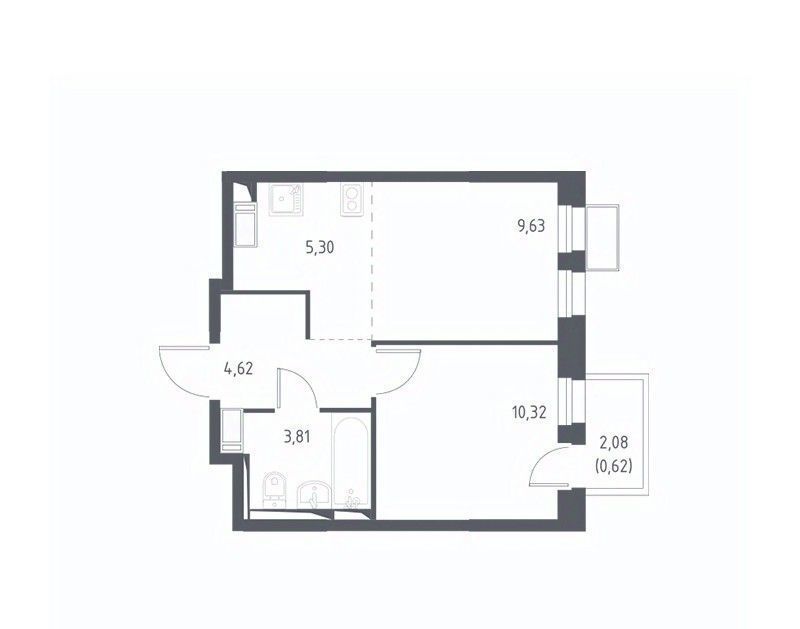 квартира г Видное ЖК Горки Парк к 3. 2, Домодедовская фото 1