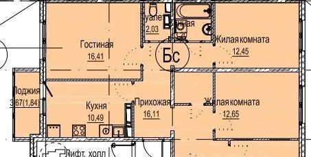 квартира г Нижний Новгород р-н Новый Буревестник Лесной городок Город жилой комплекс фото 2