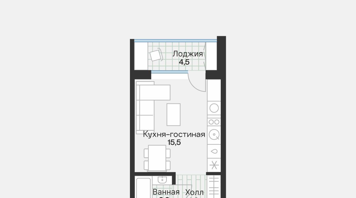 квартира г Тюмень р-н Калининский ул Ямская 1/23 159с фото 4