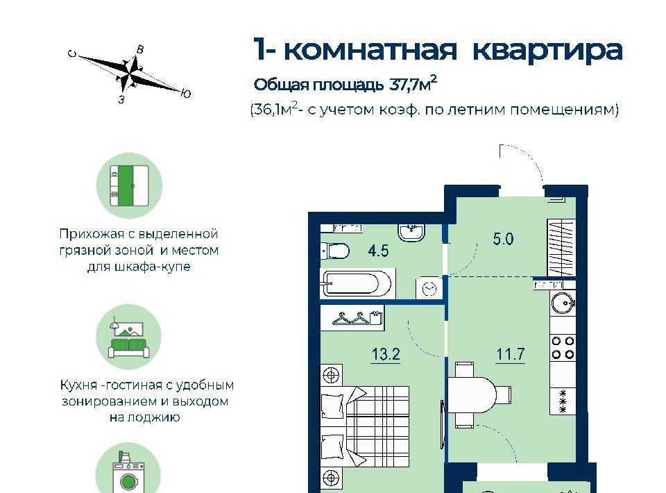 квартира г Екатеринбург Уральская Новая Сортировка Сортировочный жилрайон, Эстель жилой комплекс фото 1