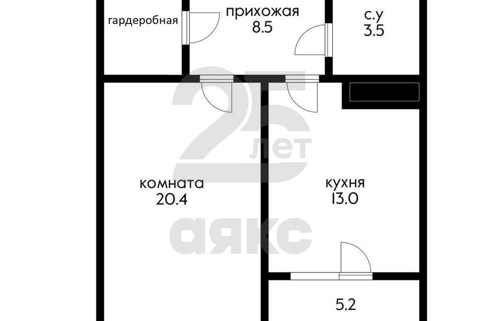 квартира г Краснодар ул им. Архитектора Петина 18/1 муниципальное образование Краснодар фото 10