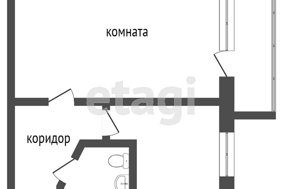 квартира г Надым ул Комсомольская 17 Надымский район фото 1