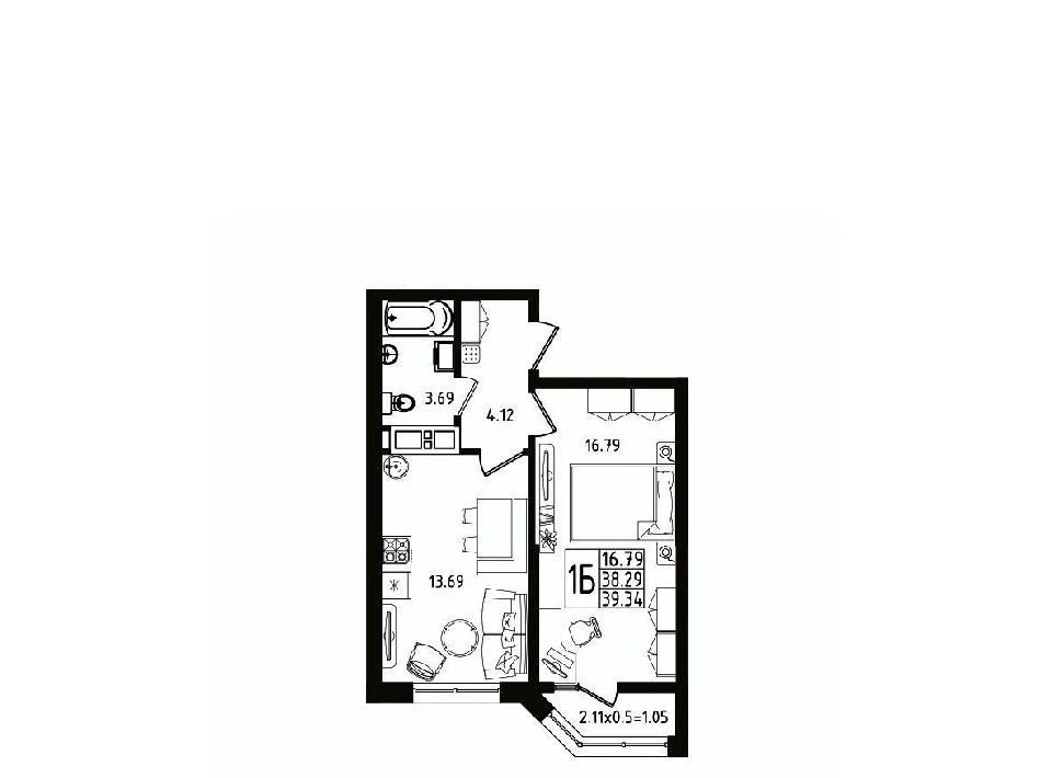 квартира г Майкоп ул Васильева К.А. 2к/4 фото 1