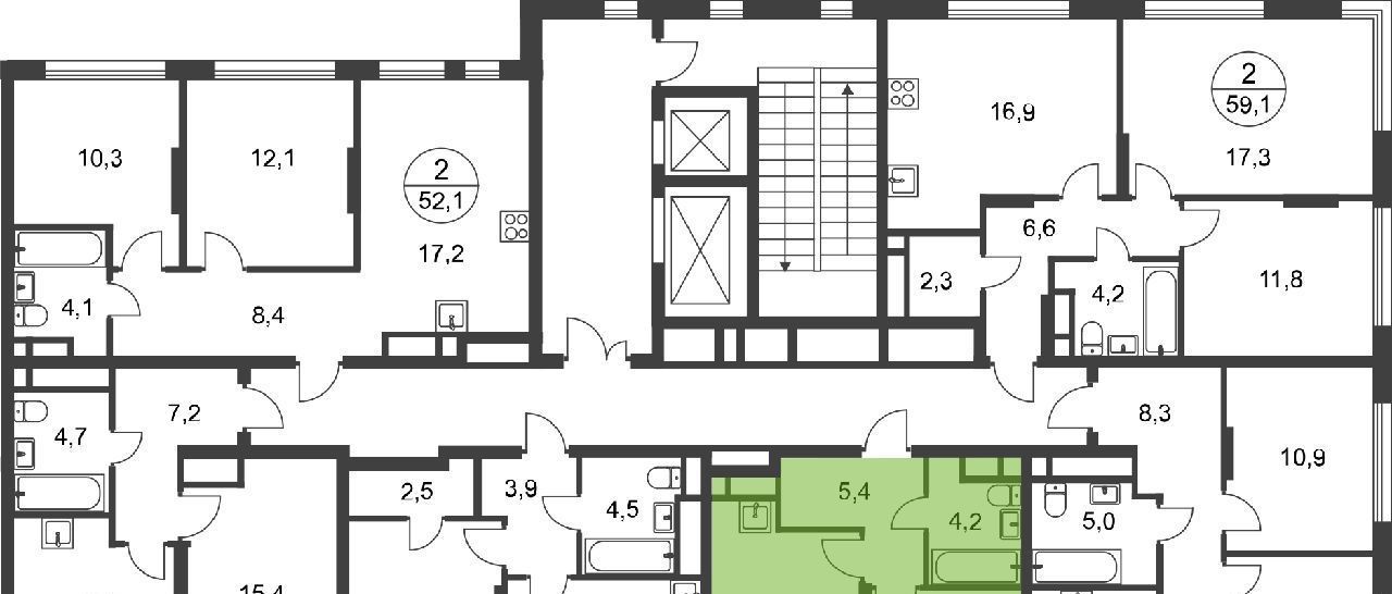 квартира г Москва п Внуковское метро Говорово Переделкино Ближнее мкр, 17-й кв-л, к 2 фото 28