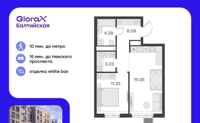 метро Балтийская дом 43/45 фото