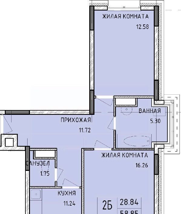 квартира г Тула р-н Центральный ул Рязанская 19 фото 1