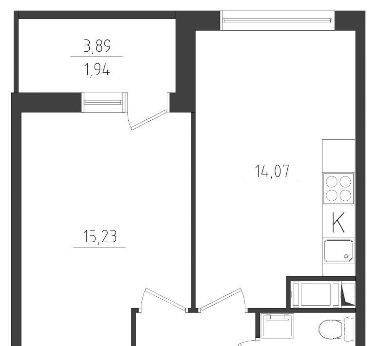 квартира г Красное Село ул Лермонтова 15к/2б метро Проспект Ветеранов фото 1