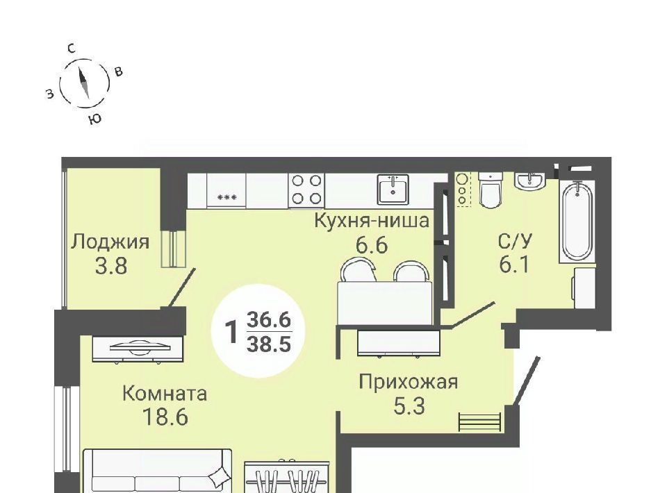 квартира г Новосибирск ул Петухова 168с Площадь Маркса фото 1