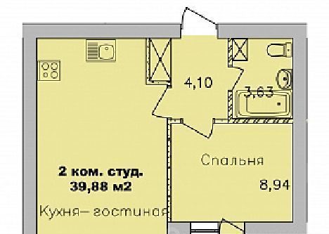 квартира метро Площадь Гарина-Михайловского микрорайон «Дивногорский» фото