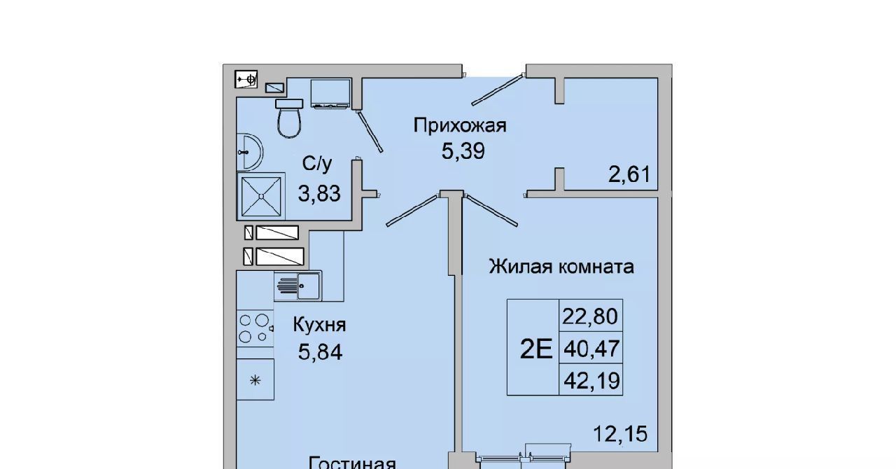 квартира г Батайск ул Булгакова 11 фото 2