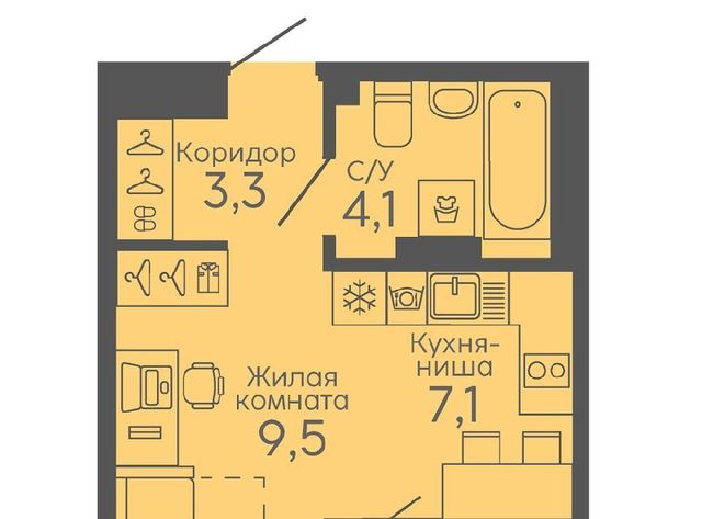 Ботаническая микрорайон Новокольцовский Новокольцовский жилой комплекс, 6 фото