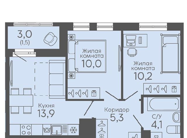 микрорайон Новокольцовский Ботаническая Новокольцовский жилой комплекс, 6 фото