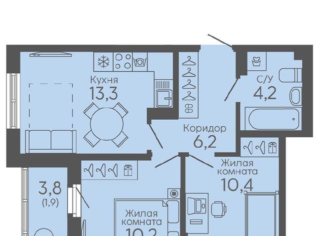 Ботаническая микрорайон Новокольцовский Новокольцовский жилой комплекс, 6 фото