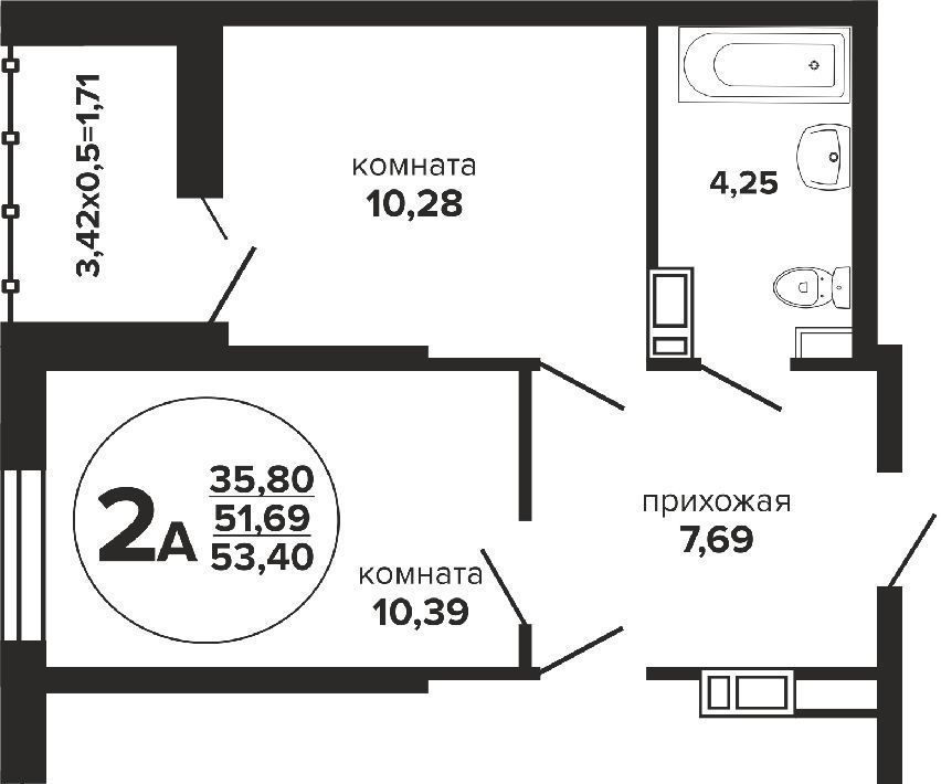 квартира г Краснодар р-н Прикубанский ул Российская 257/7 1 фото 1