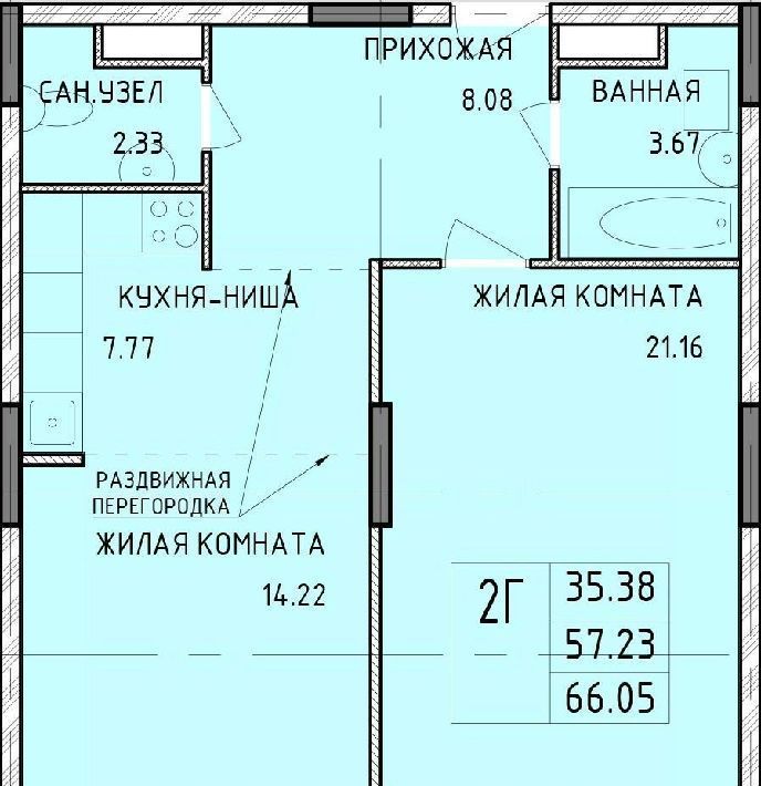квартира г Тула р-н Центральный Юго-Восточный фото 1
