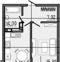 квартира г Краснодар п Горхутор р-н Прикубанский фото 1