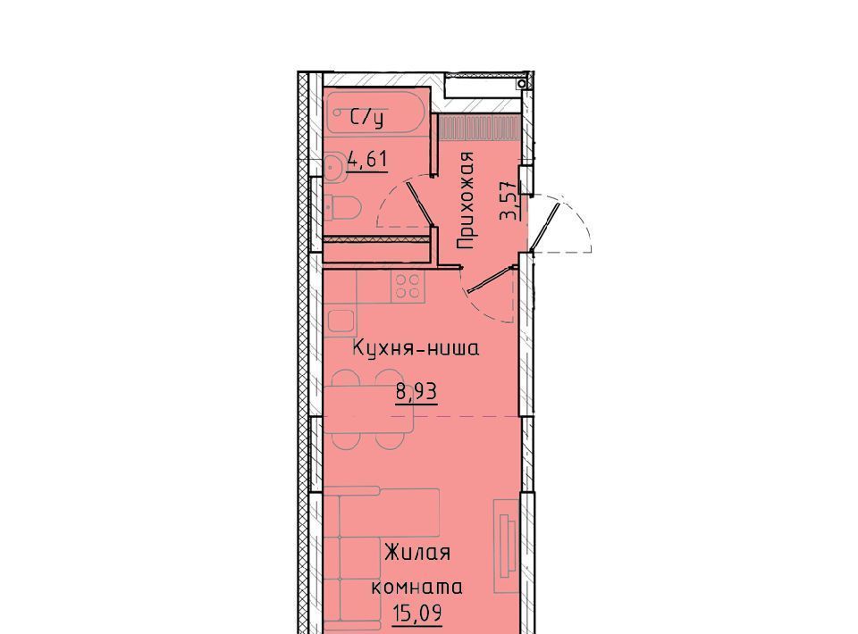 квартира г Екатеринбург Чкаловская ул Машинная 1в/2 фото 1