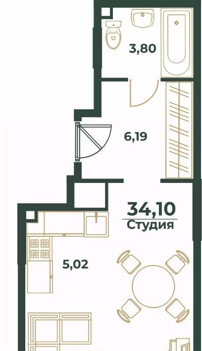 квартира г Хабаровск р-н Индустриальный Южный микрорайон ул Рокоссовского фото 1