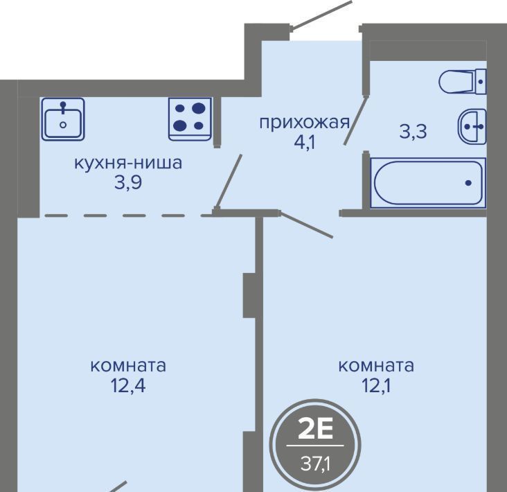 квартира г Пермь р-н Индустриальный ш Космонавтов 309а фото 1