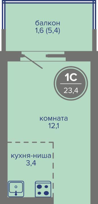 квартира г Пермь р-н Индустриальный ш Космонавтов 309ак/1 фото 1