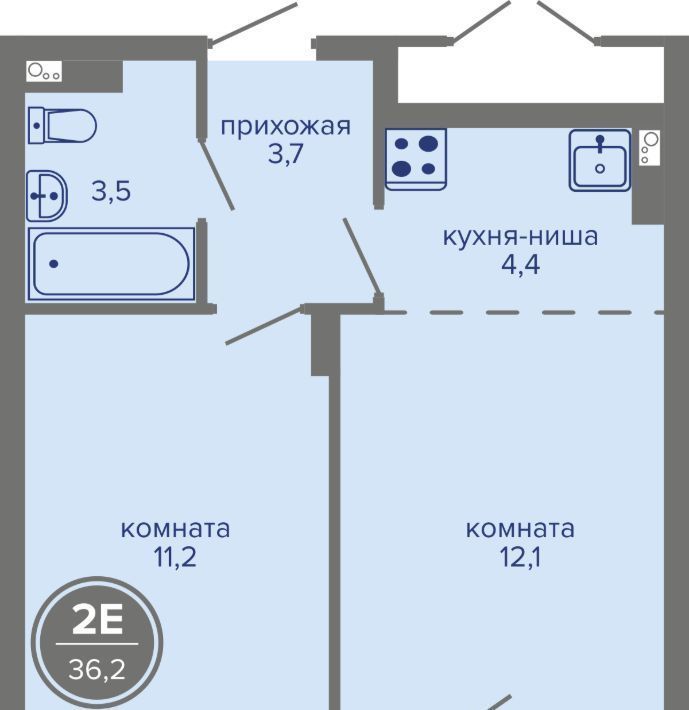 квартира г Пермь р-н Индустриальный ш Космонавтов 309а фото 1