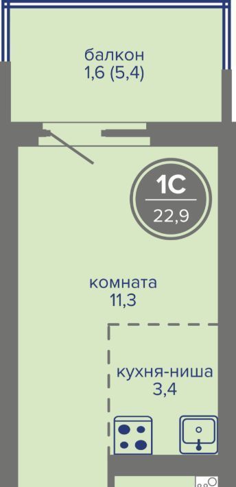 квартира г Пермь р-н Индустриальный ш Космонавтов 309ак/1 фото 1