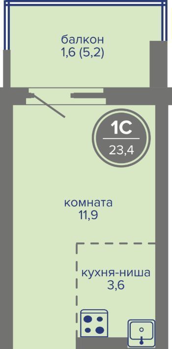 квартира г Пермь р-н Индустриальный ш Космонавтов 309ак/1 фото 1