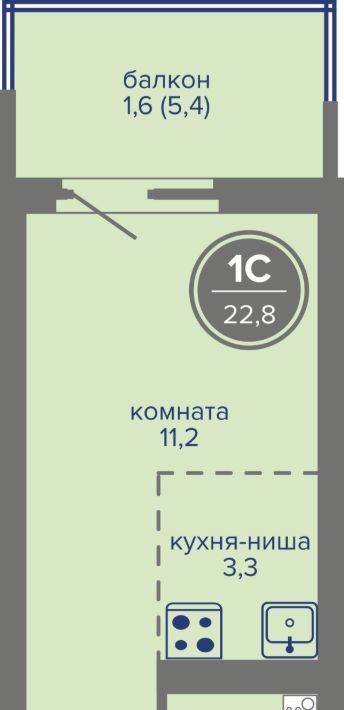 квартира г Пермь р-н Индустриальный ш Космонавтов 309ак/1 фото 1