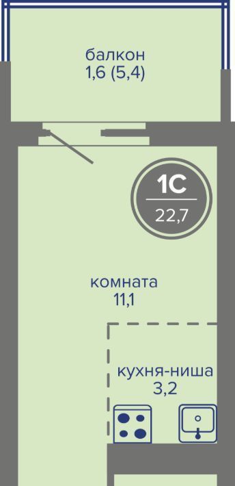 квартира г Пермь р-н Индустриальный ш Космонавтов 309ак/1 фото 1