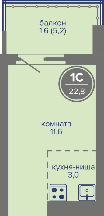 квартира г Пермь р-н Индустриальный ш Космонавтов 309ак/1 фото 1